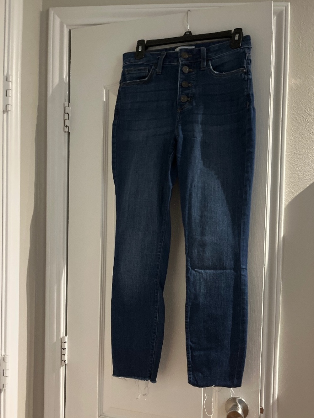 LC Lauren Conrad Button Fly Skinny Jeans